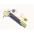 Lilone 6 Color Pipes Wind Chimes for Home 
