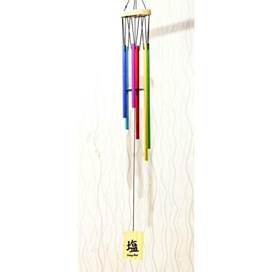 Lilone 6 Color Pipes Wind Chimes for Home 