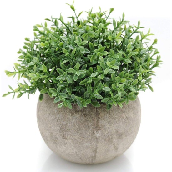 Lilone Mini Artificial Plants Benn Grass in Pot