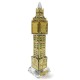 Lilone Crystal Gold Plated Big Ben Showpiece 5 Inch with Light