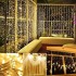 AtneP 224 LED Window Curtain Lights Icicle Lights Fairy String Lights with 8 Modes (Warm White)