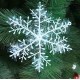 Lilone Plastic Hanging Ornaments (White_10Cm) Pack Of 30